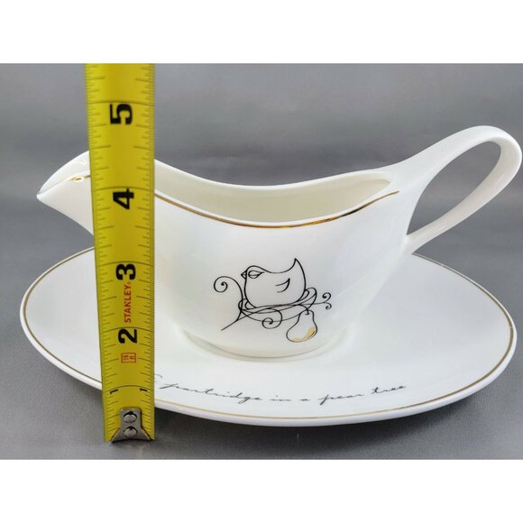 Gravy Boat Maxwell Williams Twelve 12 Days Of Christmas Partridge Pear Tree Read - Picture 11 of 12